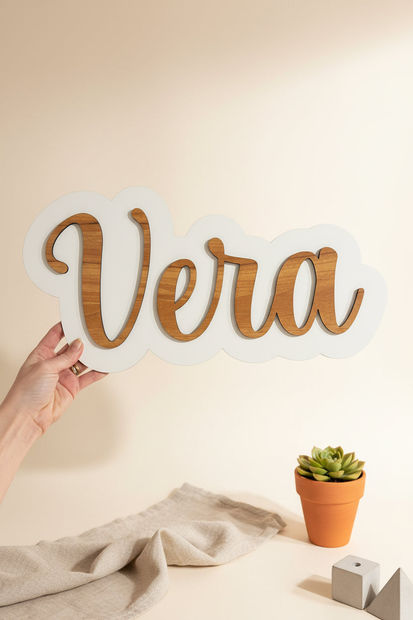 Nombre madera personalizado