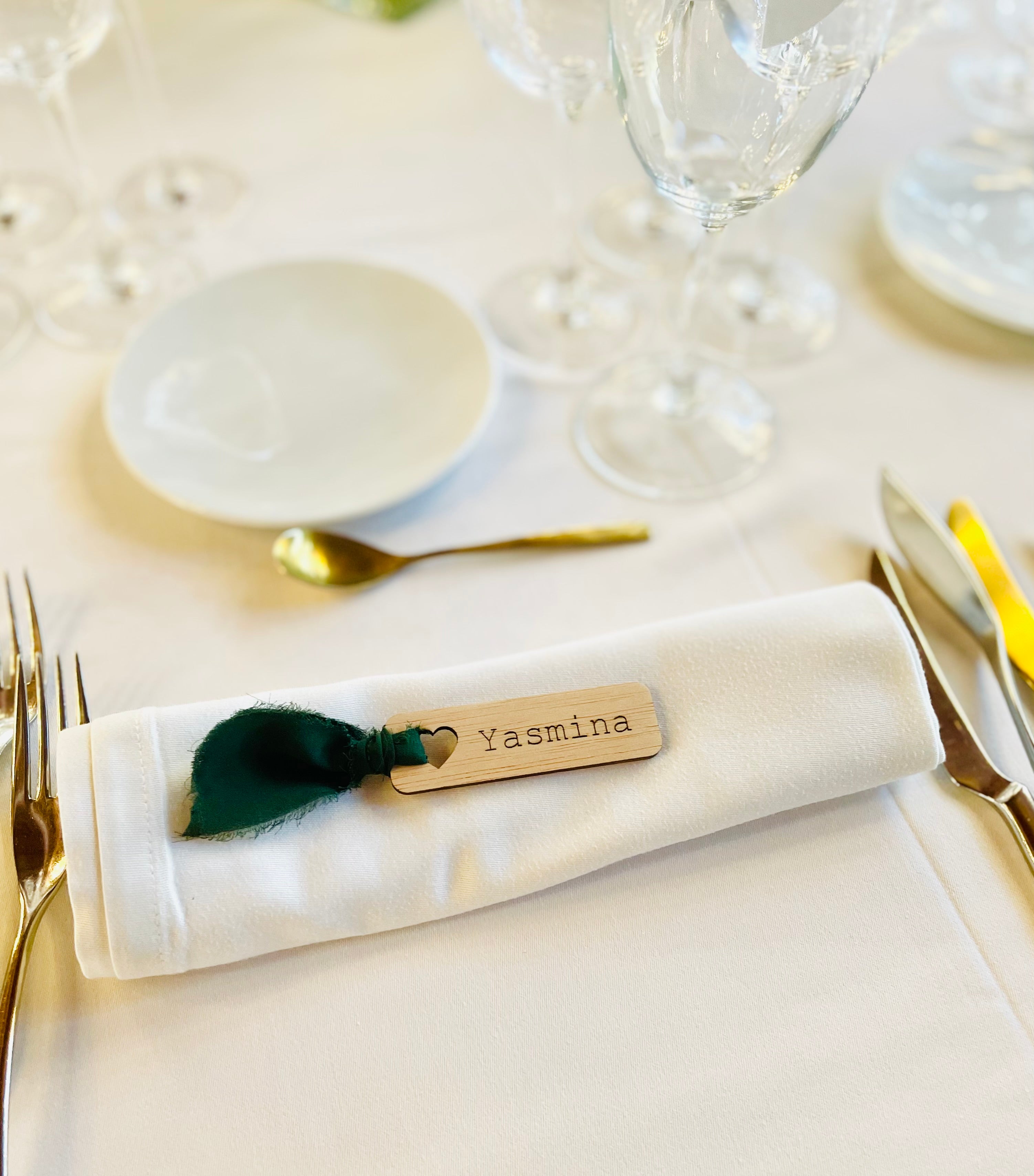 Marcasitio madera - mini corazón