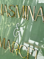 Colección Éclat – Cartel de Bienvenida en Metacrilato con Letras en Relieve