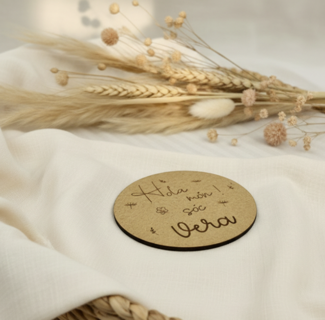 Placa "Hola mundo soy..."