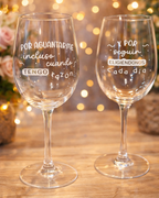 Copa de Vino con Frase