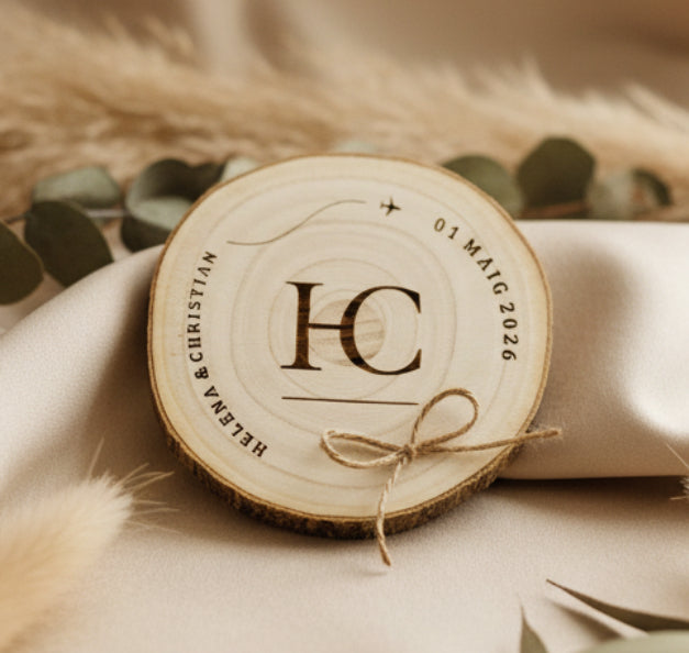 Porta anillos rodaja-Logo